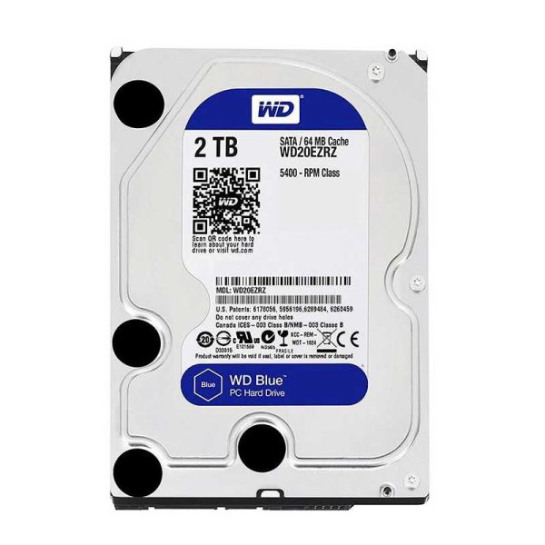 هارددیسک اینترنال وسترن دیجیتال سری آبی WD10EZEX ظرفیت 2 ترابایت