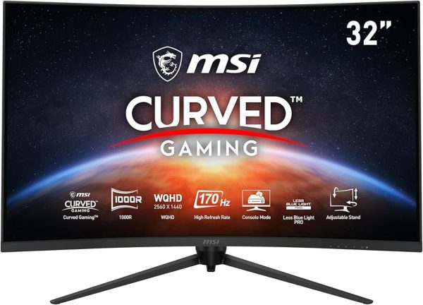مانیتور گیمینگ منحنی ام اس آی مدل G321CQP سایز ۳۲ اینچ